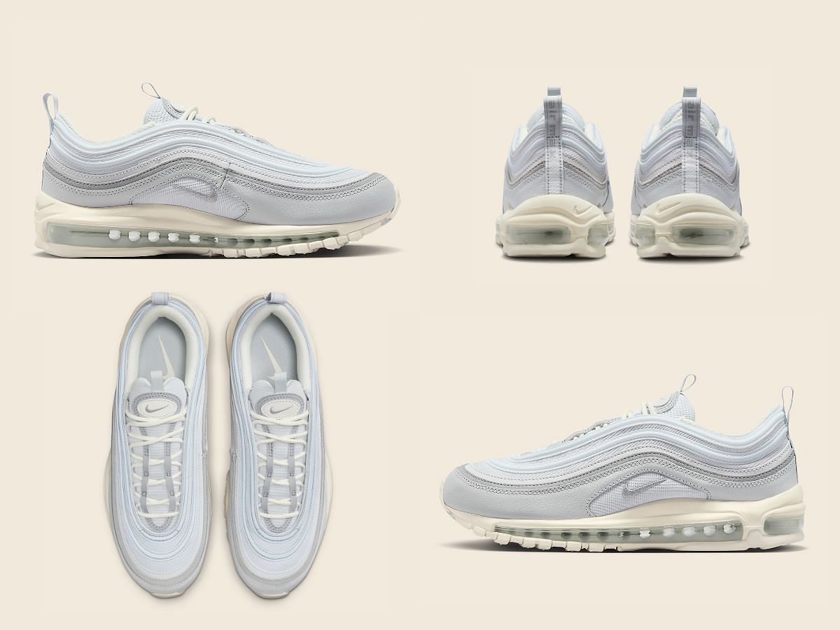 Upcoming Nike Air Max 97 &quot;Wolf Grey&quot; sneakers (Image via Sportskeeda)