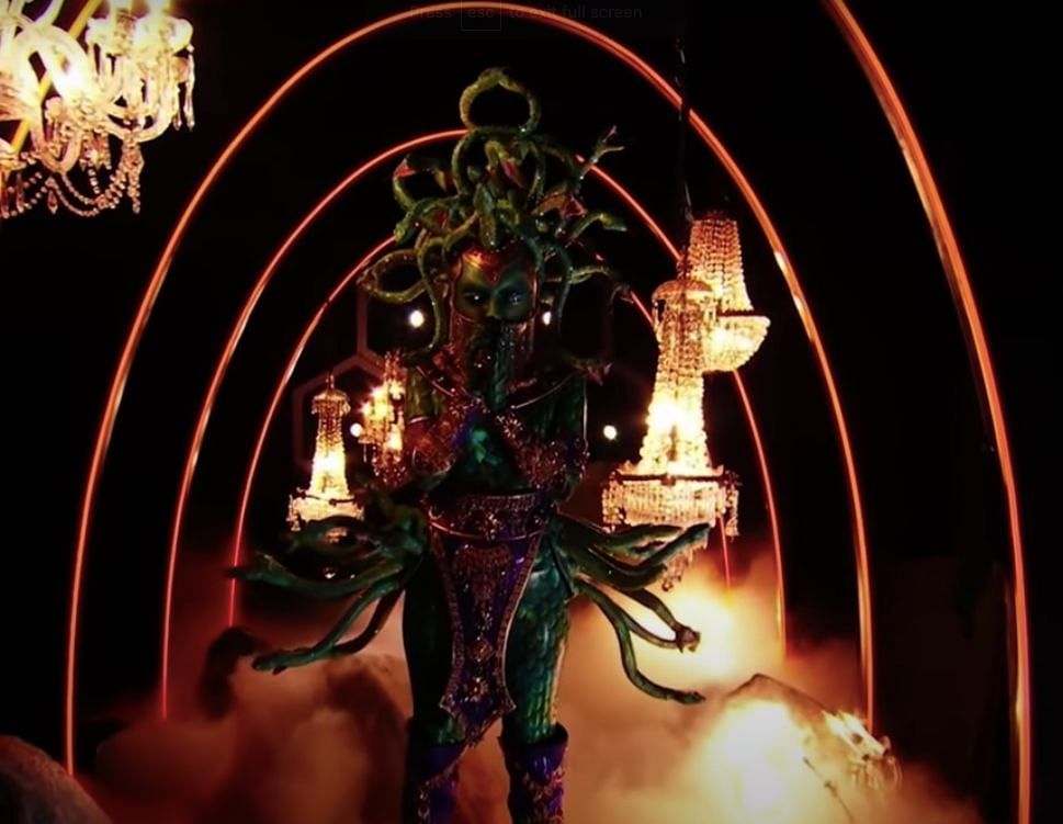 Appearance of Medusa in The Masked Singer