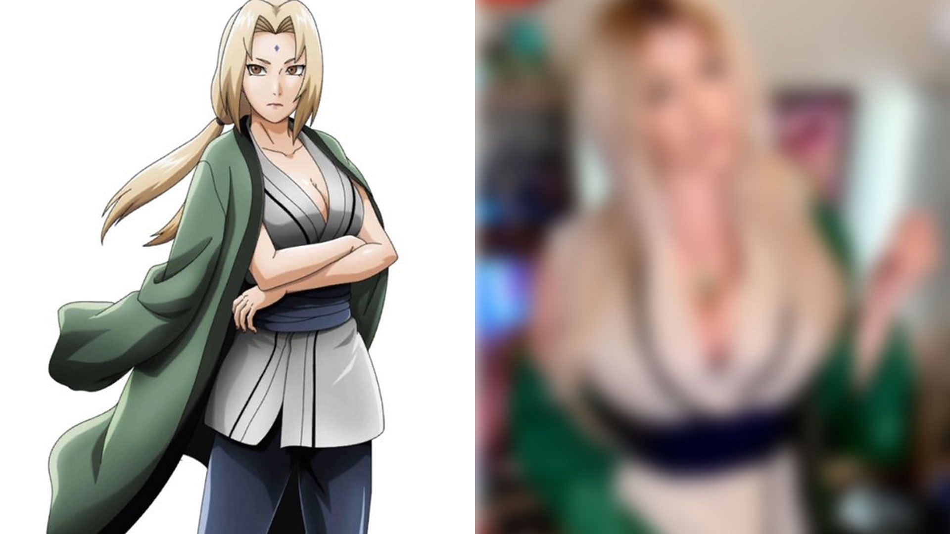 Naruto cosplayer raises the heat in the Tsunade makeover
