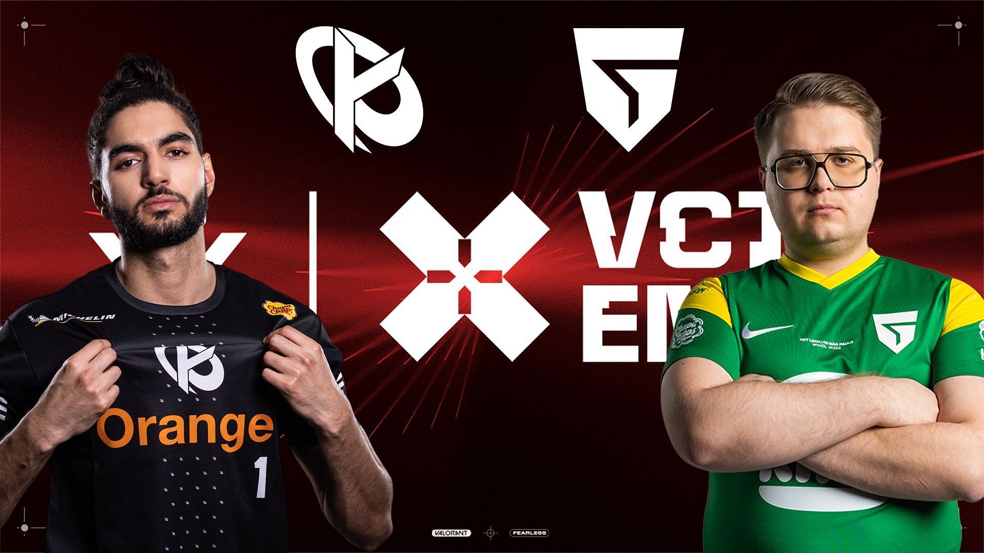 Karmine Corp vs Giants Gaming at VCT EMEA League 2023 (Image via Sportskeeda)