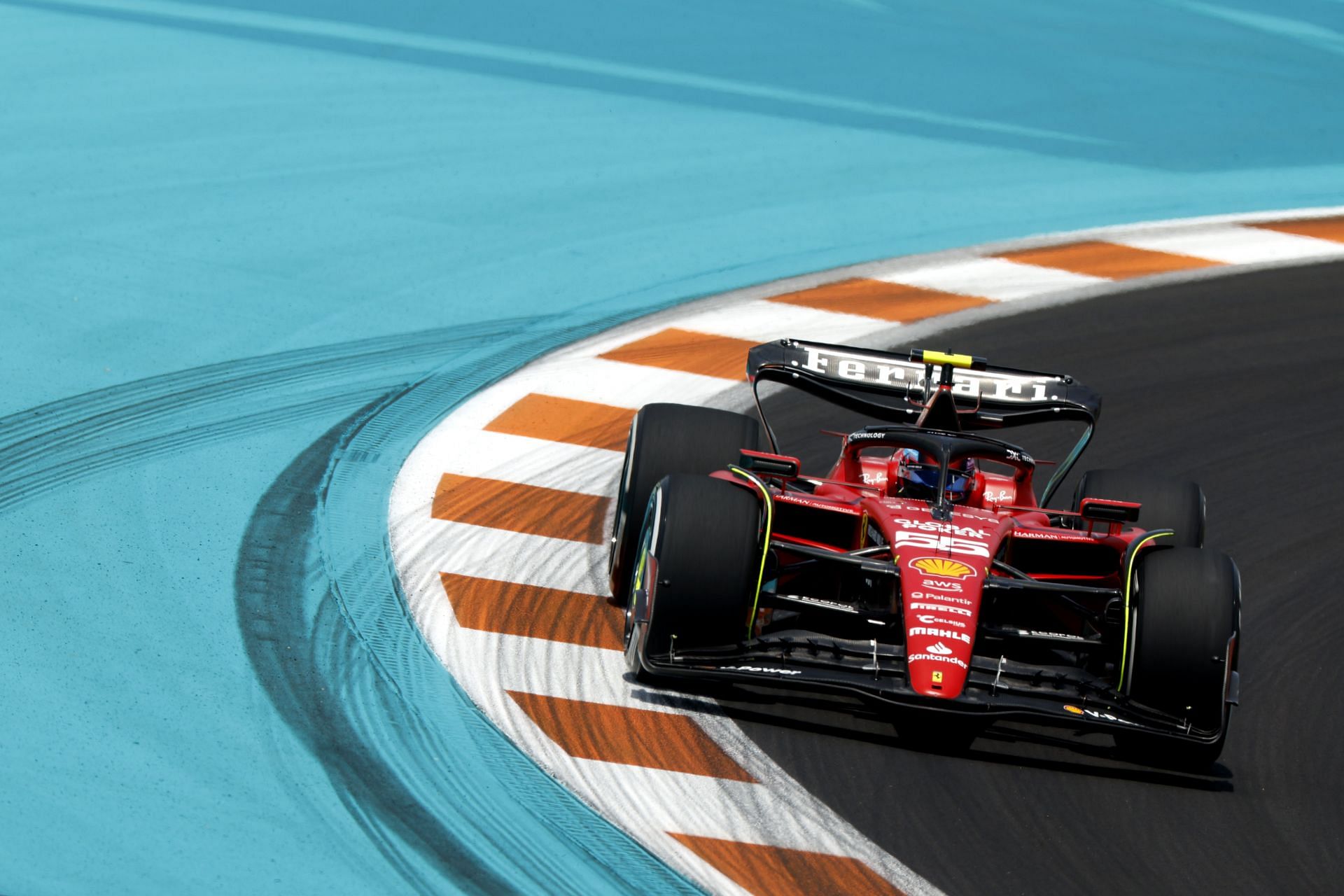 Carlos Sainz during practice session