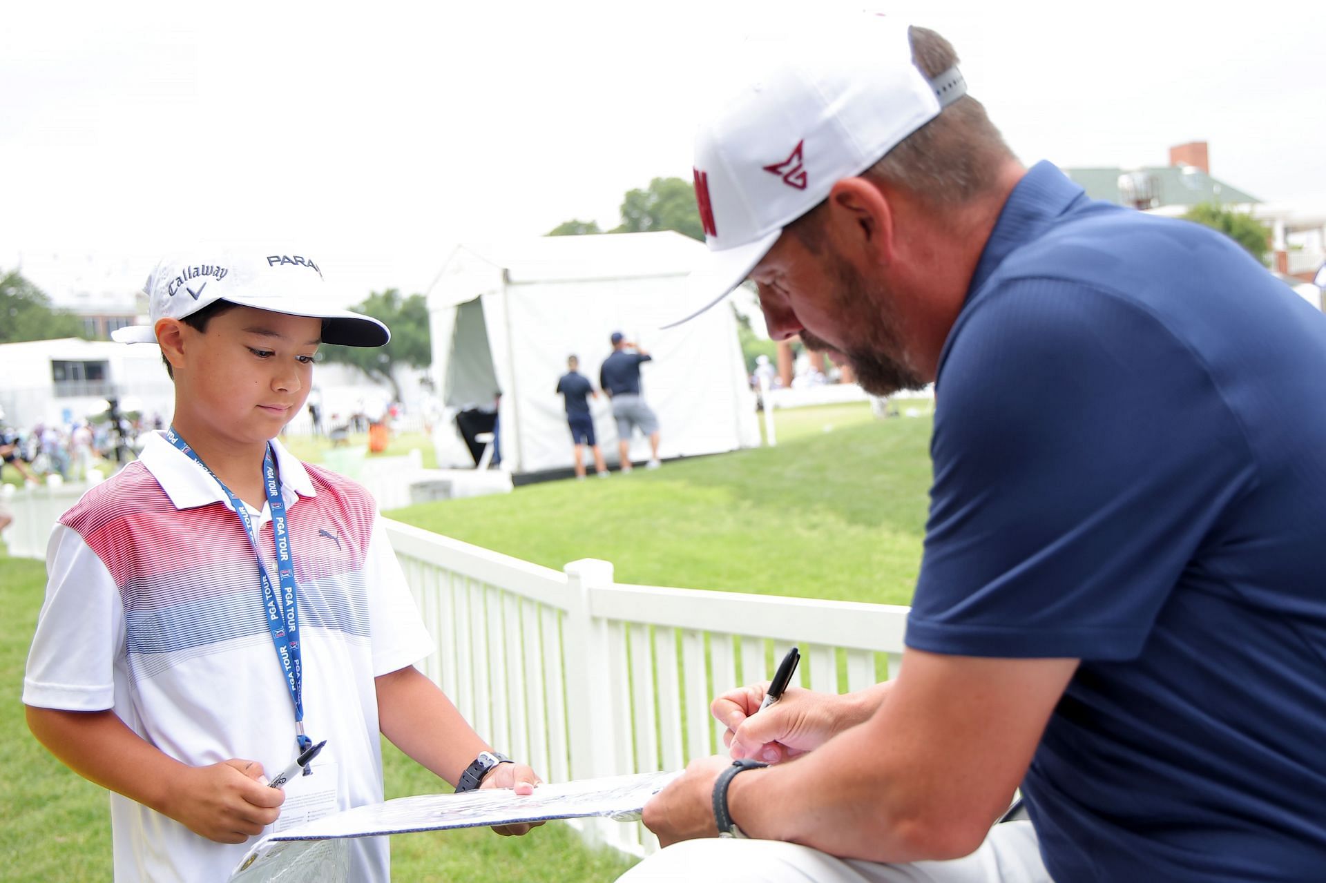 Michael Block at the 2023 Charles Schwab Challenge (Image via Getty/Jonathan Bachman)