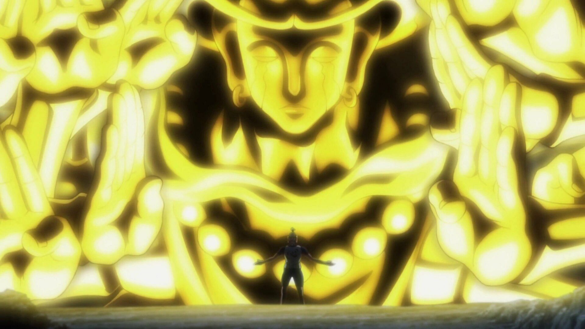 Susanoo is very similar to Netero&#039;s 100-Type Guanyin Bodhisattva (Image via Madhouse)