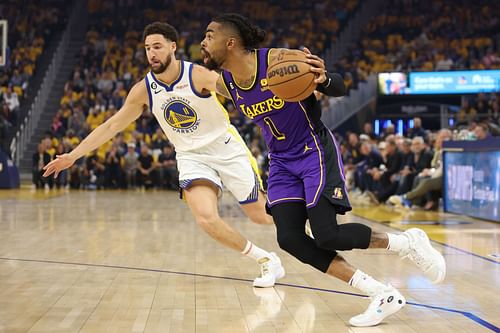 Russell is happy with his role on the Lakers (Image via Getty Images)