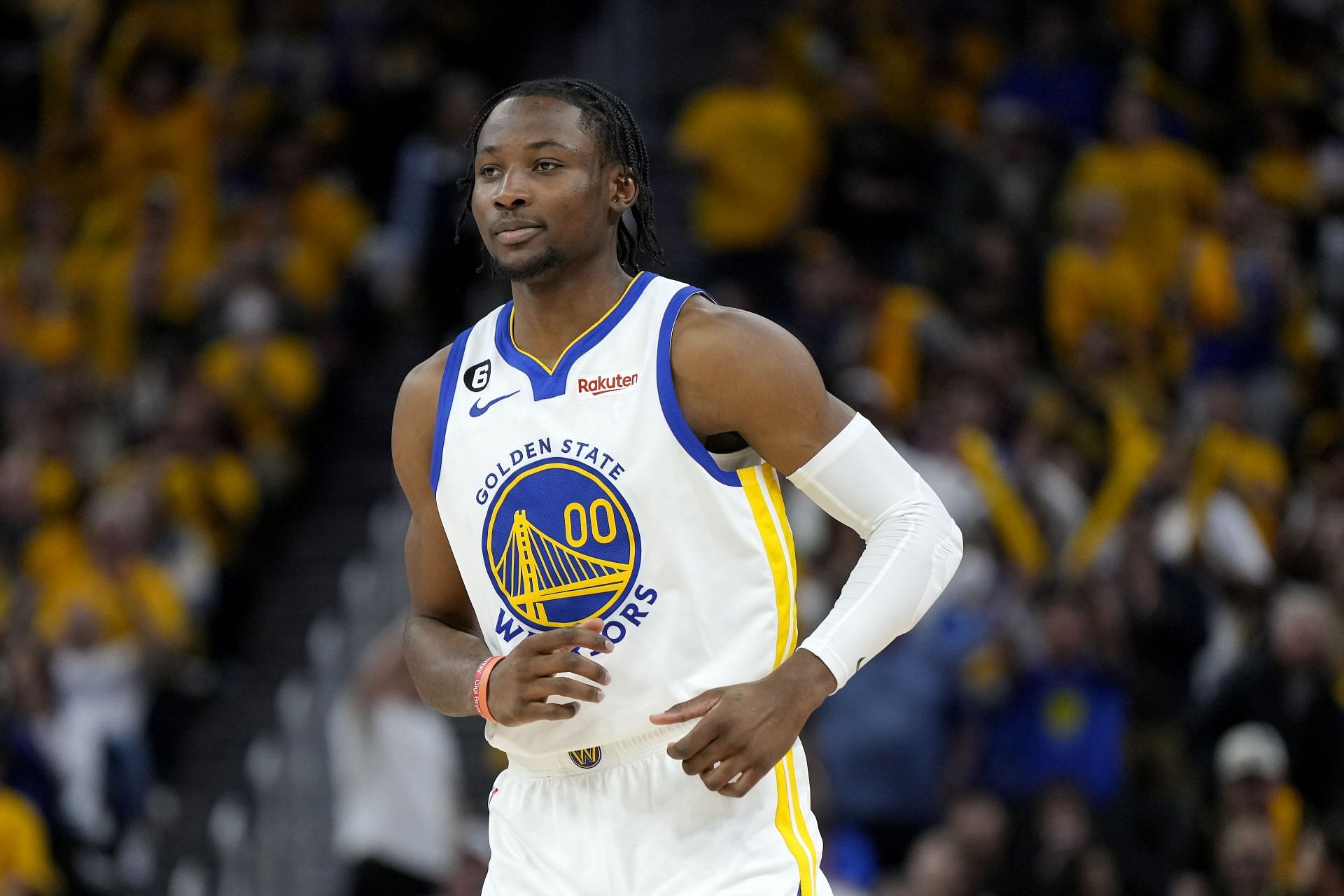 LA Clippers v. Golden State Warriors -- Warriors players Jonathan