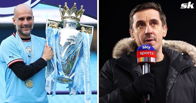 "Absolute nonsense" - Gary Neville rips into popular claim on Manchester City manager Pep Guardiola after Premier League triumph