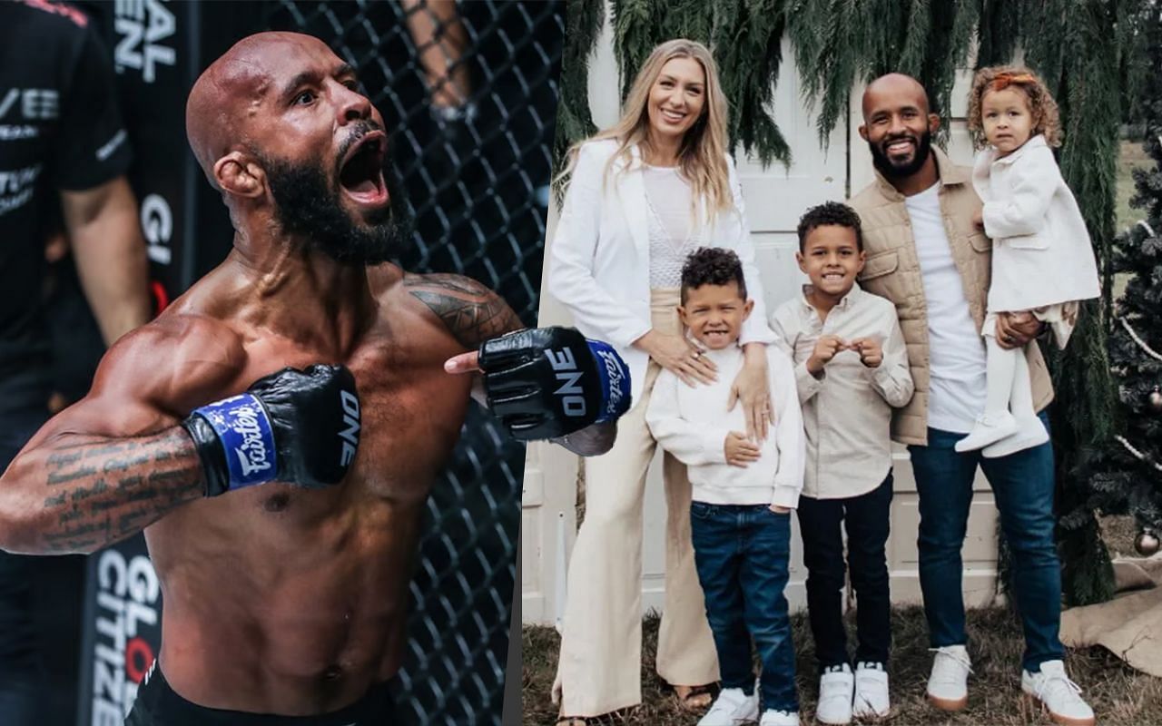 Demetrious Johnson and his family | Photo credit: ONE Championship