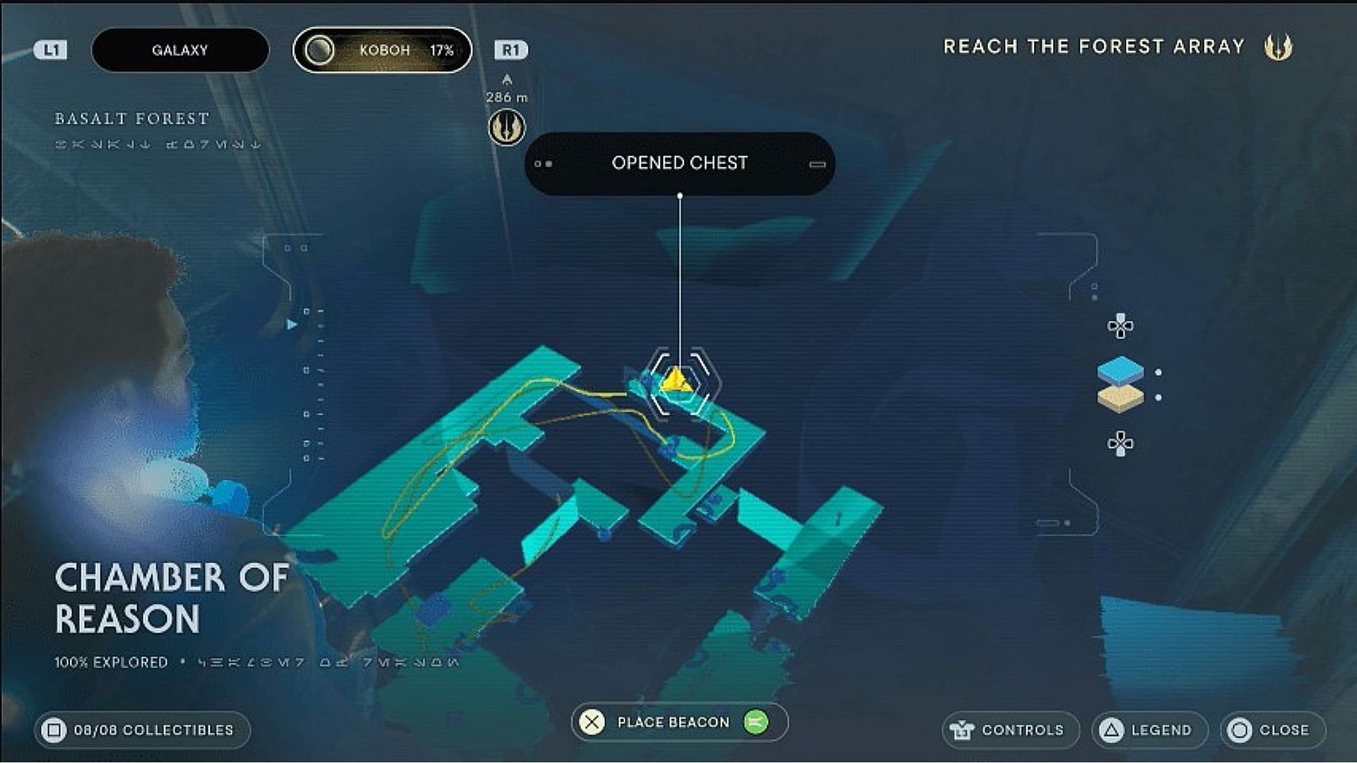 Diligence Emitter location on map (Image via Electronic Arts)