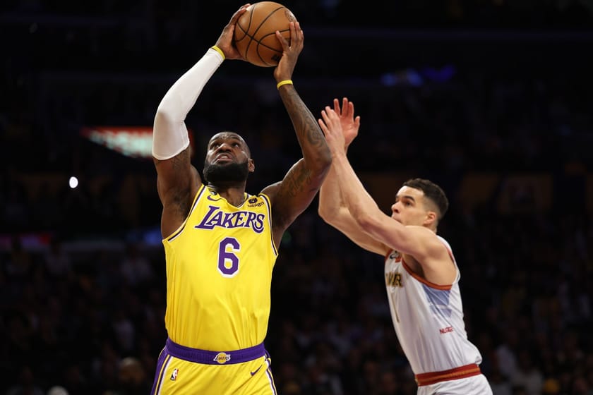 LeBron James becomes the oldest player in NBA history to score 40