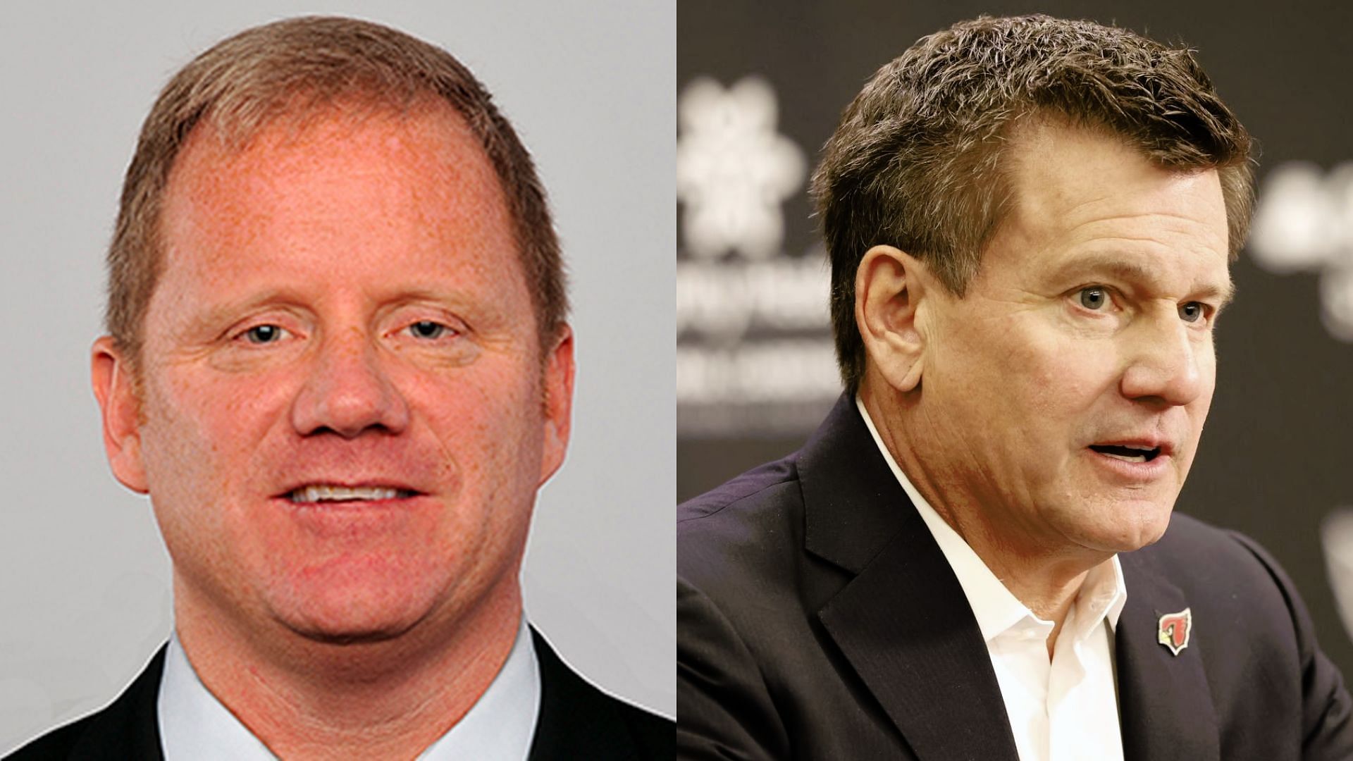 Former Arizona Cardinals Vice President of Player Development Terry McDonough accuses team owner Michael Bidwill (right) of defamation. (Image credit: NinersNation.com)