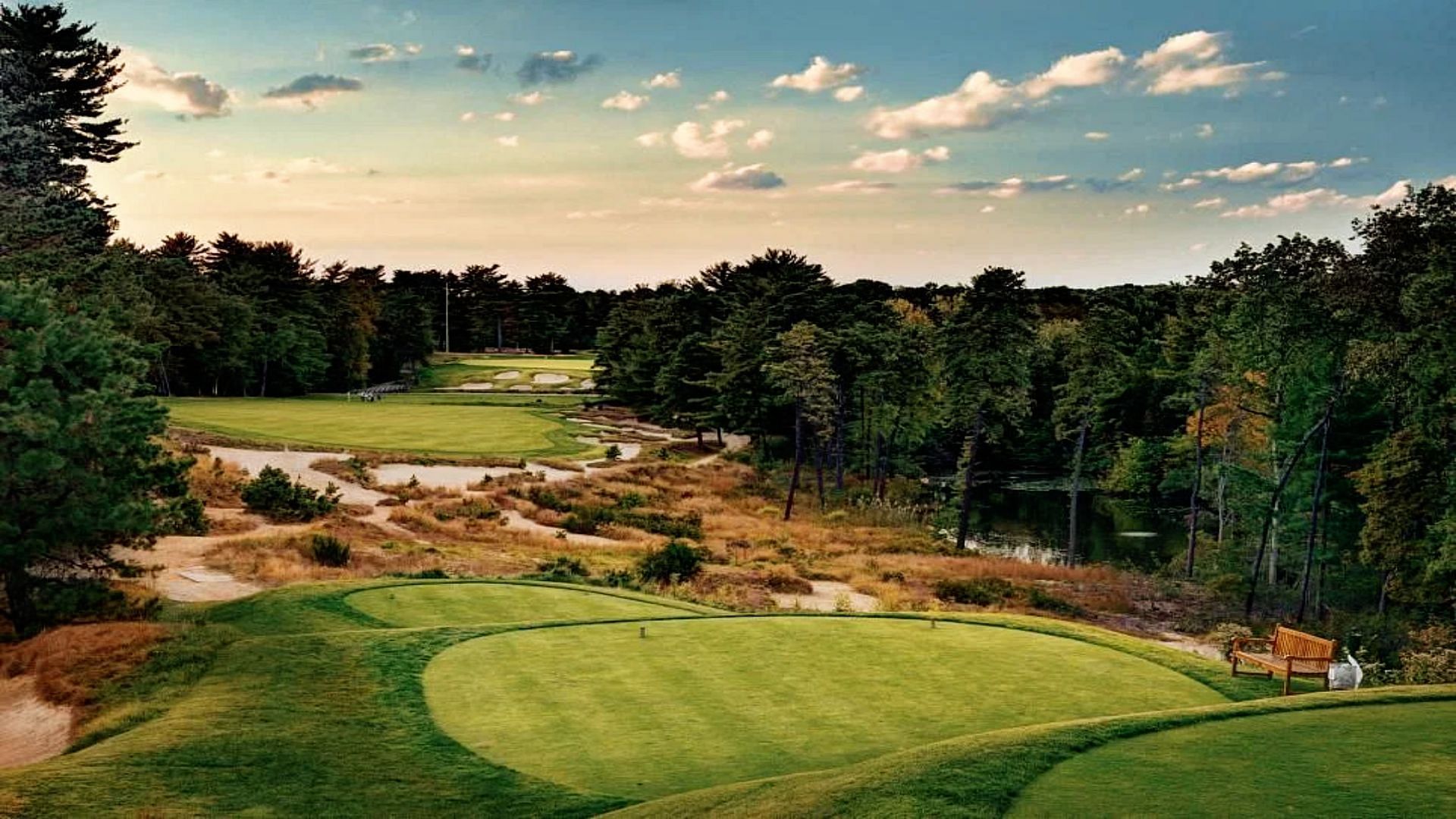 Number one in the Top 100 Golf Courses in the U.S.: Pine Valley Golf Club (Image via Golf Digest).