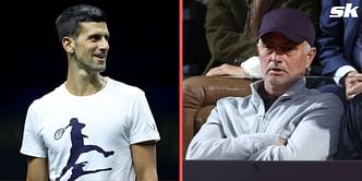 Novak Djokovic and Jose Mourinho share wholesome moment after the Serb's Italian Open 2R win