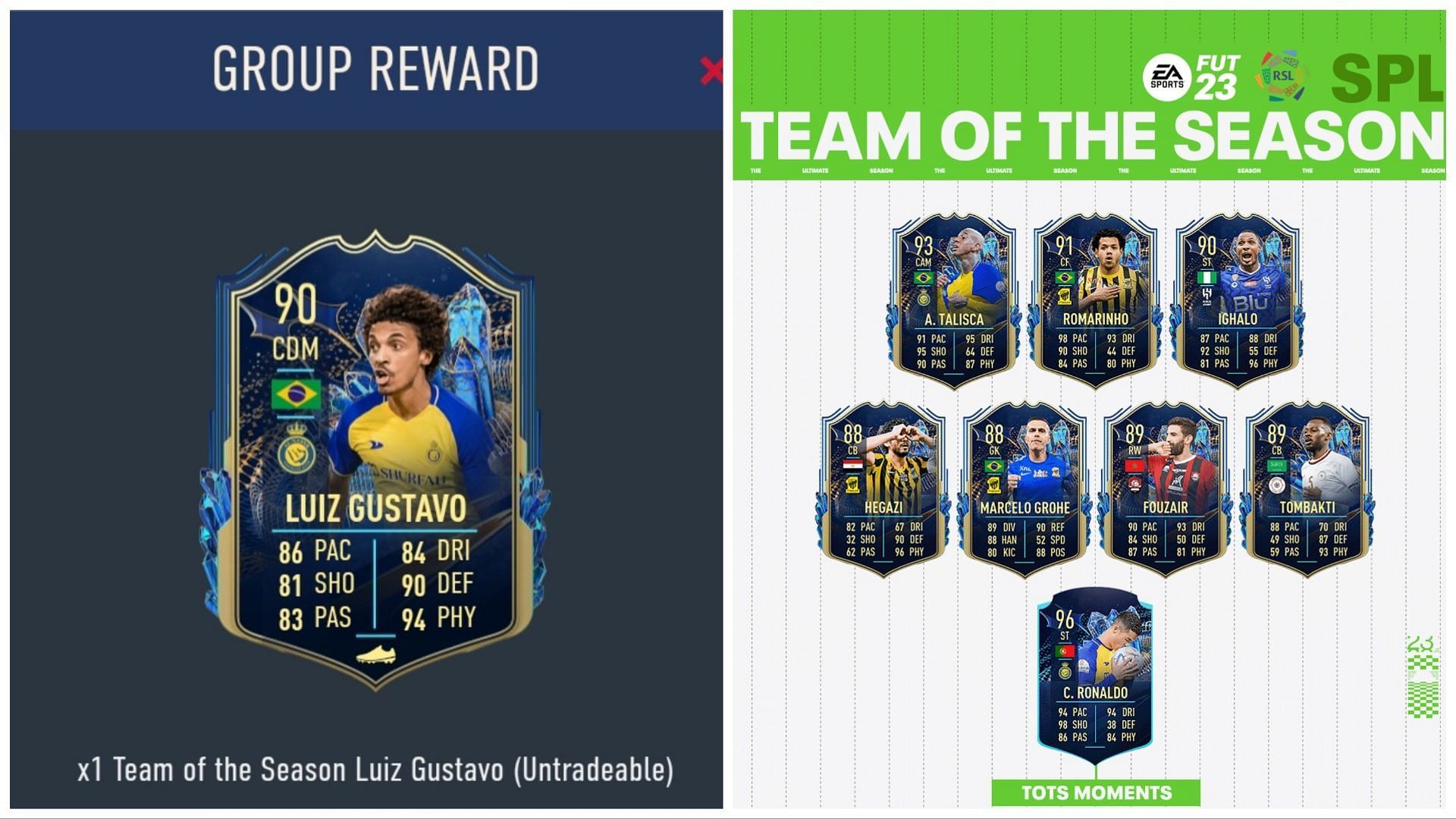 TOTS Luiz Gustavo is now available (Images via EA Sports)