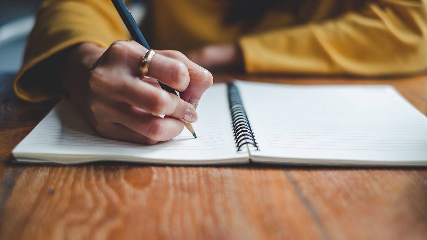 Writing down thoughts (Image source/ Getty Images)