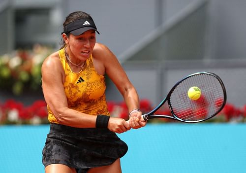 Jessica Pegula at the 2023 Madrid Open.