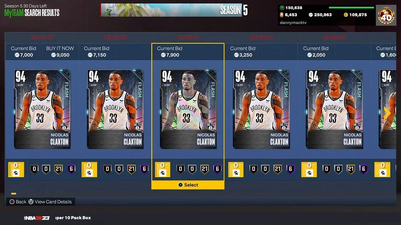 Holo cards in NBA 2K23 can be obtained from multiple sources (Image via 2K Sports)