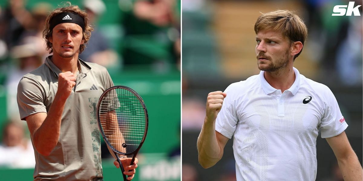 Alexander Zverev vs David Goffin is among the second round matches at the 2023 Italian Open.