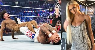 Charlotte Flair reacts to Bad Bunny using the Figure Four leg lock at Backlash amidst her WWE absence