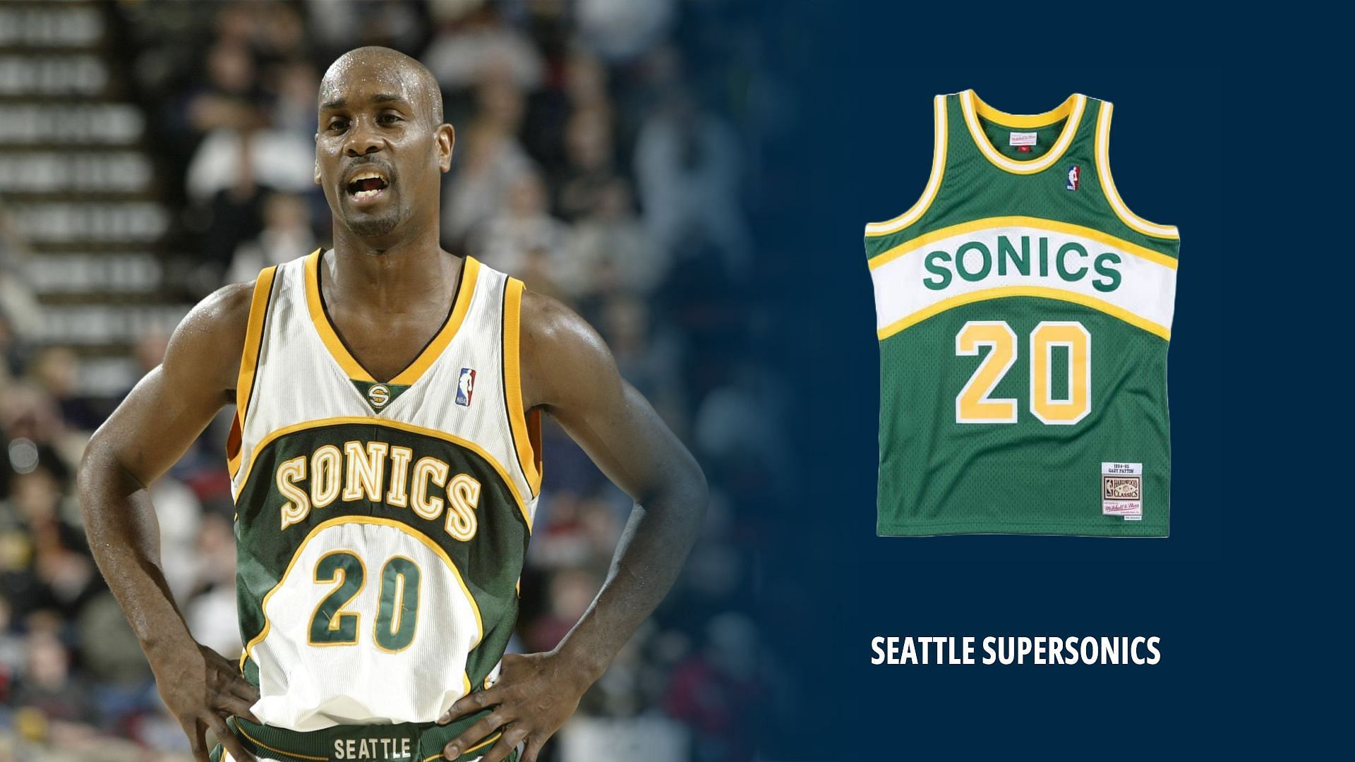 The Seattle SuperSonics had fantastic jerseys during their time in the NBA