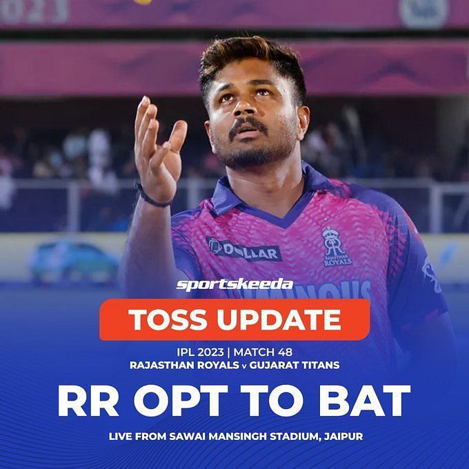 Rr Vs Gt Ipl 2023 Toss Result And Playing 11s For Todays Match Umpires List And Pitch Report 2999