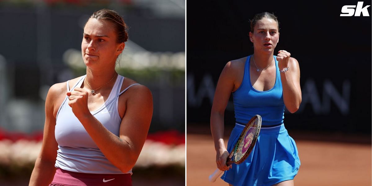 Aryna Sabalenka vs Marta Kostyuk is one of the first-round matches at the French Open.