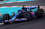 Alpine driver Esteban Ocon in the F1 Grand Prix of Miami