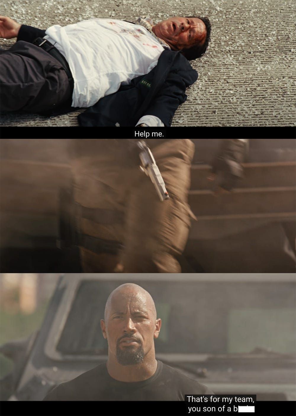 Hobbs killed Reyes (Image via Universal)