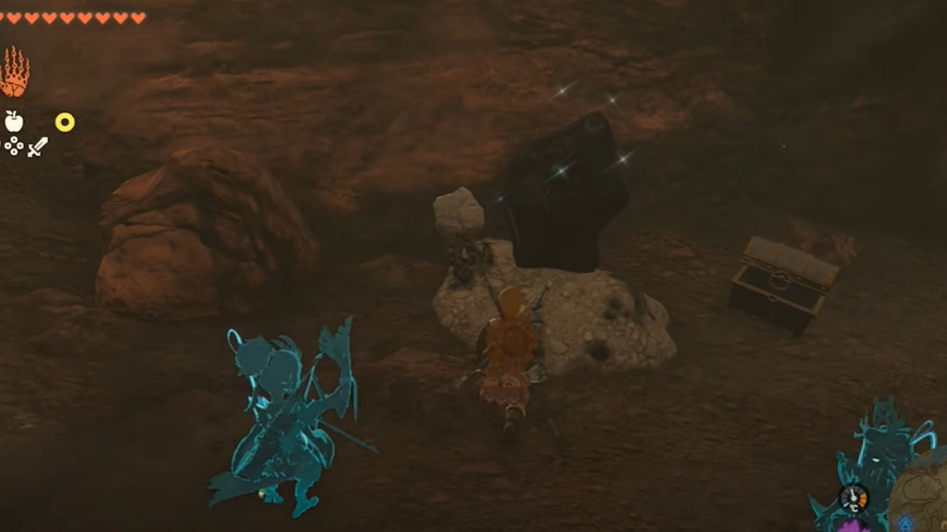You will obtain an Amber and a Flint (Image via The Legend of Zelda Tears of the Kingdom)