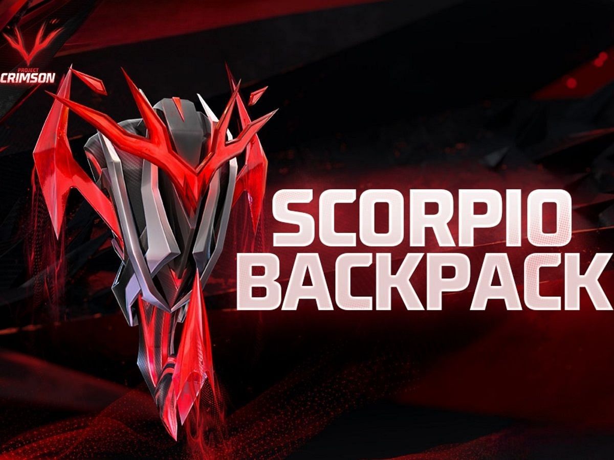 Scorpio Backpack is available in Free Fire MAX (Image via Garena)