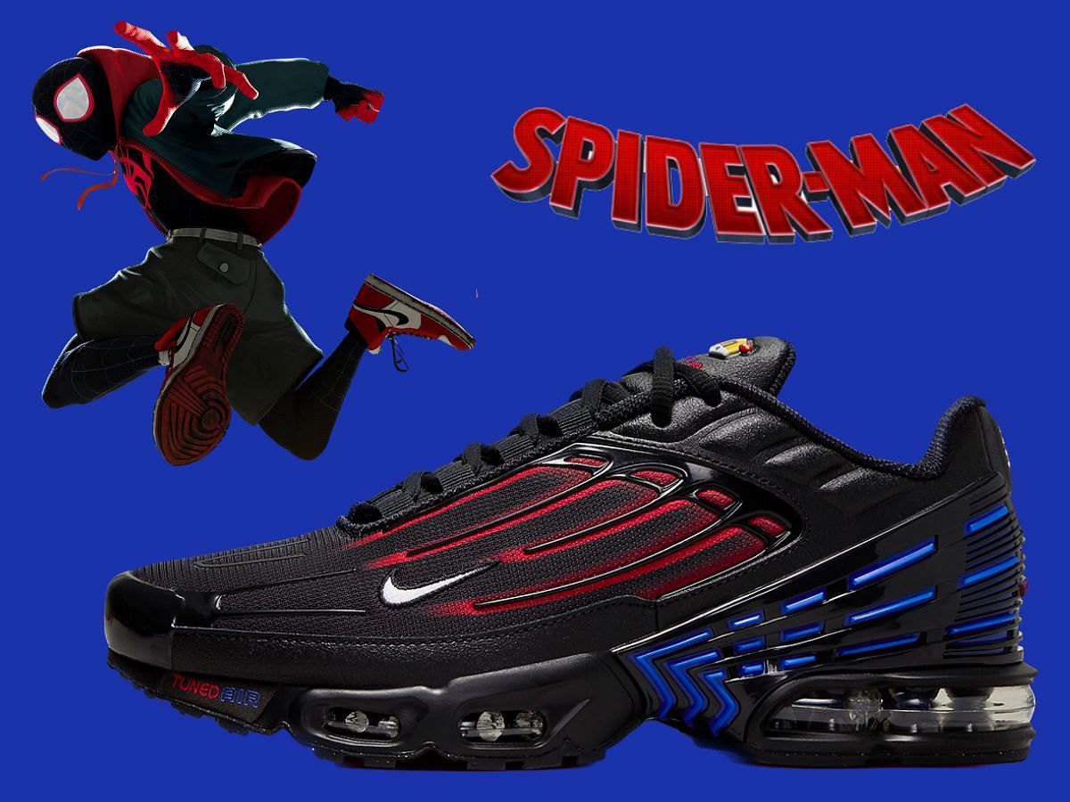 Spider-man: Across the Spider-verse: Nike Air Max Plus 3 Spider
