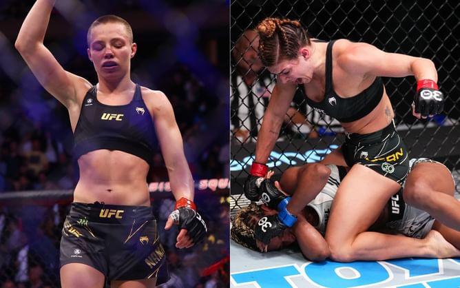 Rose Namajunas has a target on her back as Mackenzie Dern makes statement with Angela Hill win