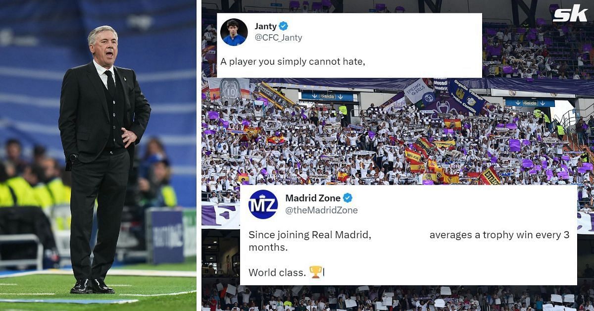Real Madrid fans salute this player for his achievements! 