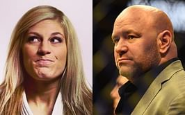 When ex-female champ Kayla Harrison revisited having an 'embarrassing' encounter with Dana White