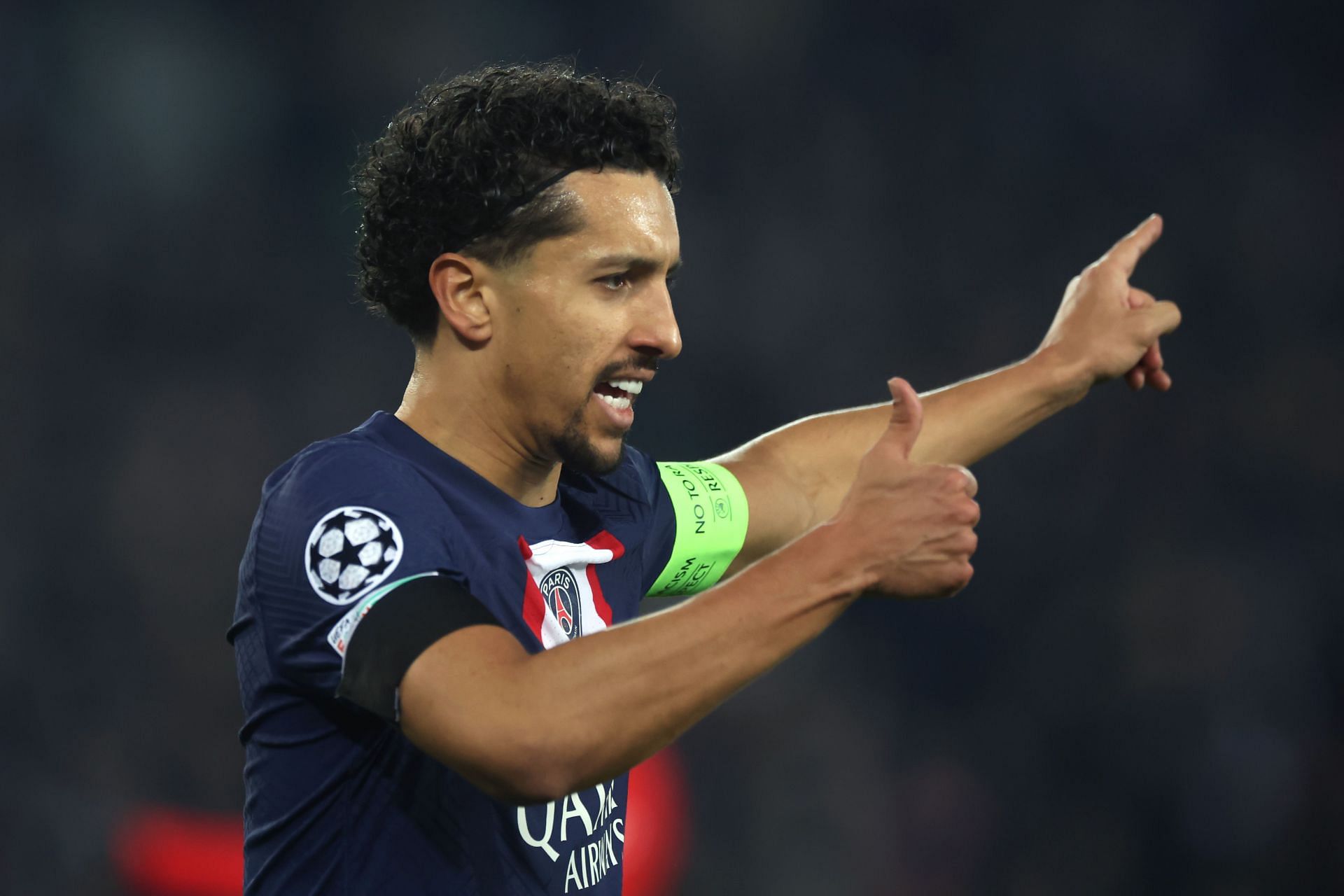 Marquinhos has urged fans to stop targeting Lionel Messi.