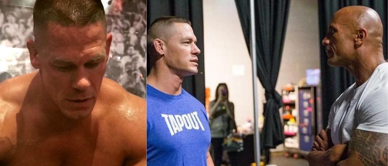 The Rock and John Cena have not always been on the best of terms