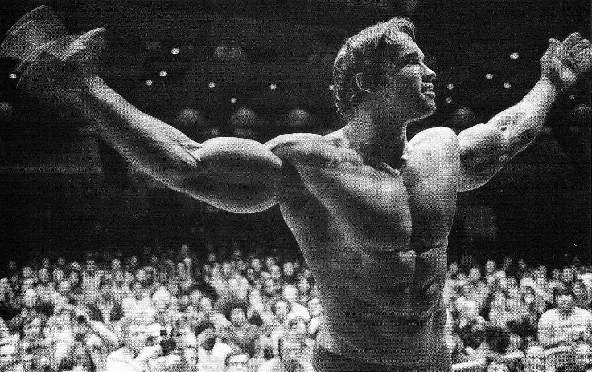 Unconventional upper body training: Arnold Schwarzenegger's arm