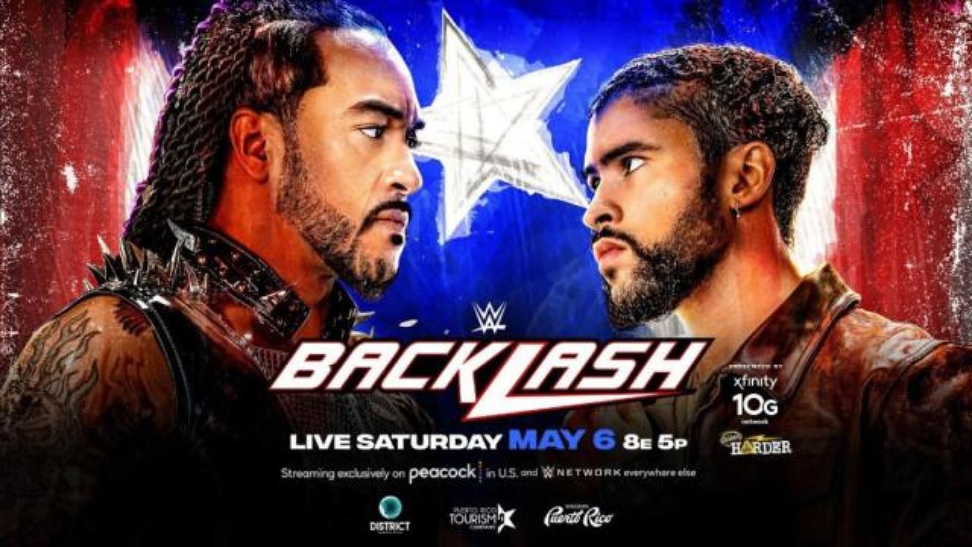 Bad Bunny is involved in one of the Double Main Event for WWE Backlash