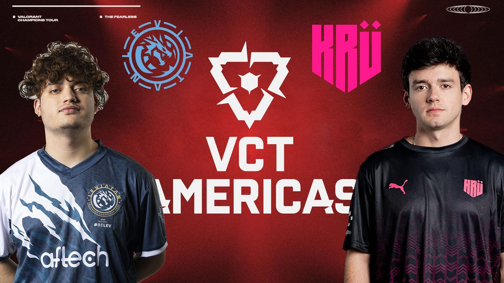 Leviat&aacute;n vs KR&Uuml; Esports at the VCT Americas League 2023 (Image via Sportskeeda)