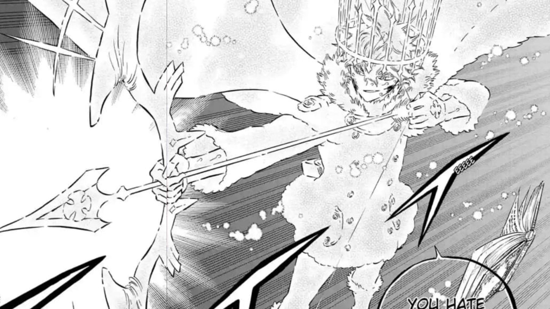 Yuno&#039;s Spirit of Euros as seen in Black Clover chapter 305 (Image via Shueisha)