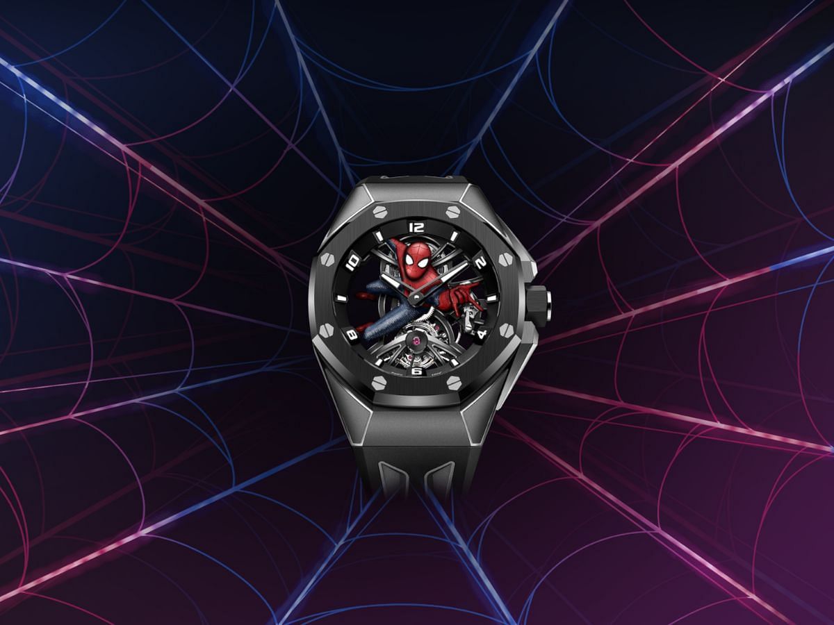 Audemars Piguet X Spiderman watch (Image via Audemars Piguet)