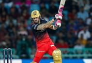 Faf du Plessis in action (Image Courtesy: Twitter/Royal Challengers Bangalore)