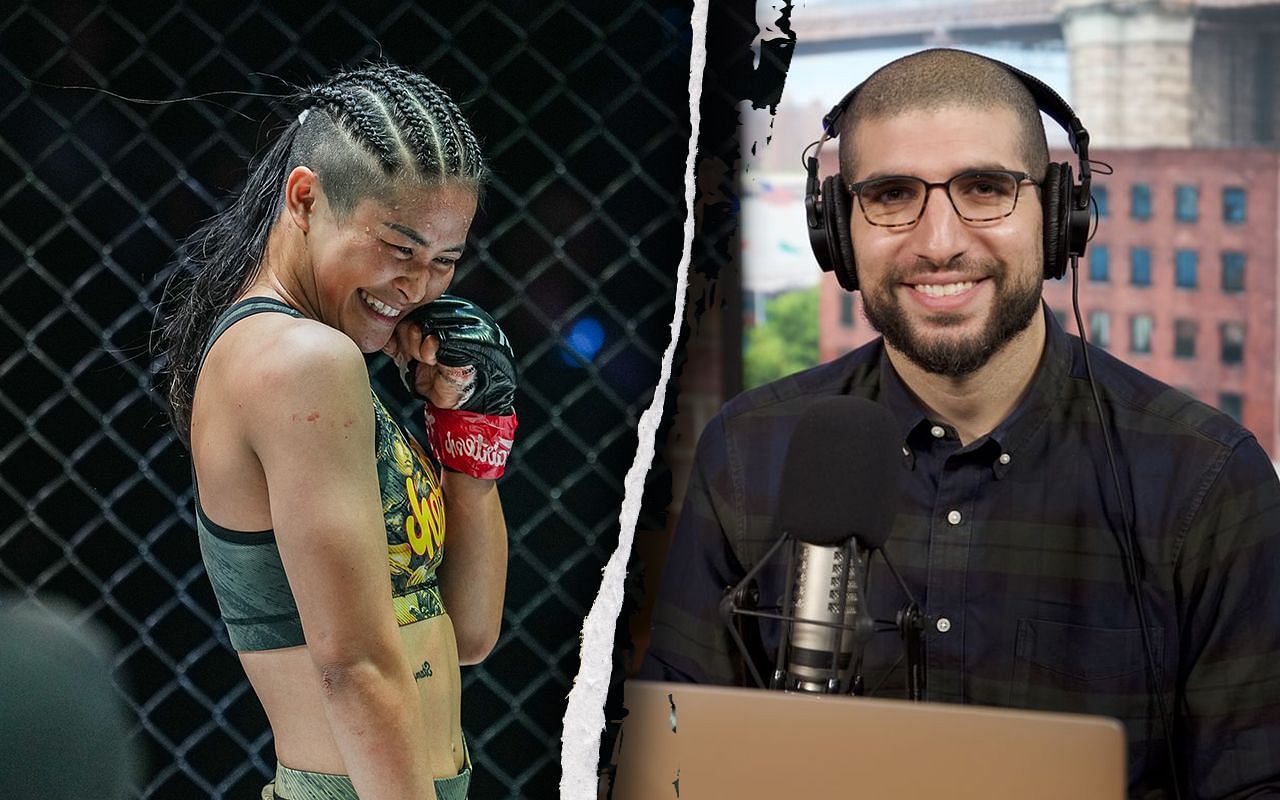 Stamp Fairtex (left) and Ariel Helwani (right).