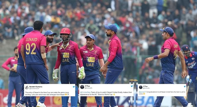 "The best is yet to come" - Fans erupt as Nepal qualify for the 2023 Asia Cup
