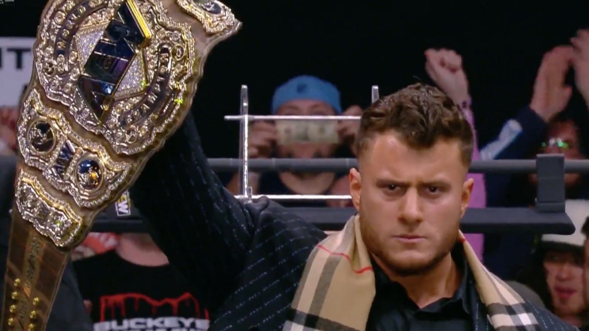 MJF with the Triple B version of the AEW World Championship.