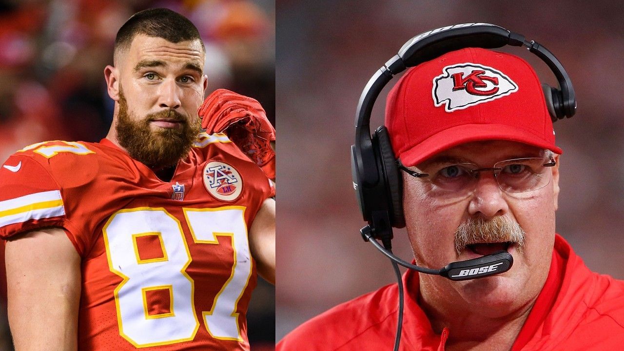 Andy Reid recalls the time he first learned about tight end Travis Kelce and the story is one for the books. 