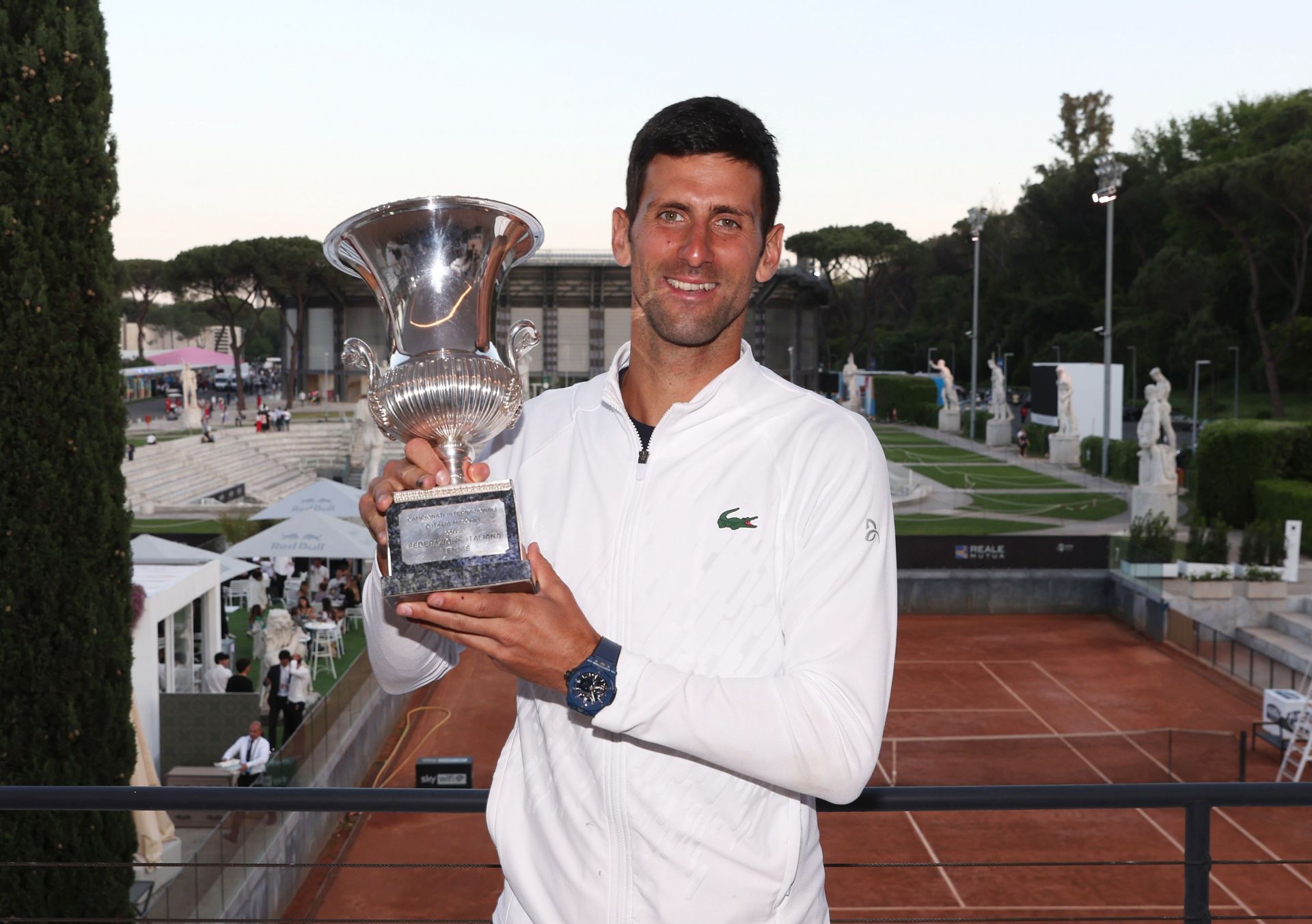 Six-time Italian Open Champion, Novak Djokovic