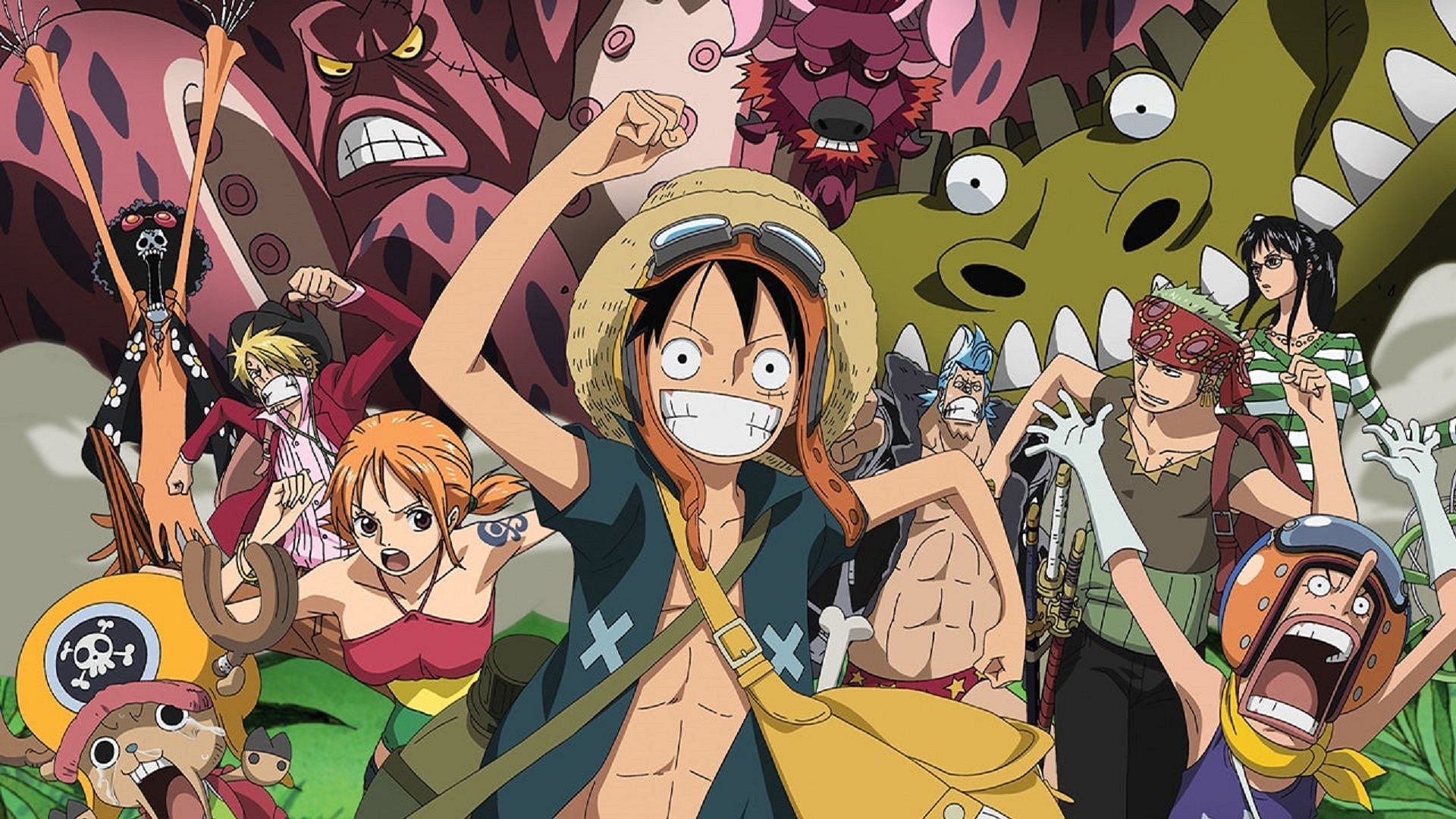 The Straw Hats as seen in Strong World (Image via Toei Animation, One Piece)