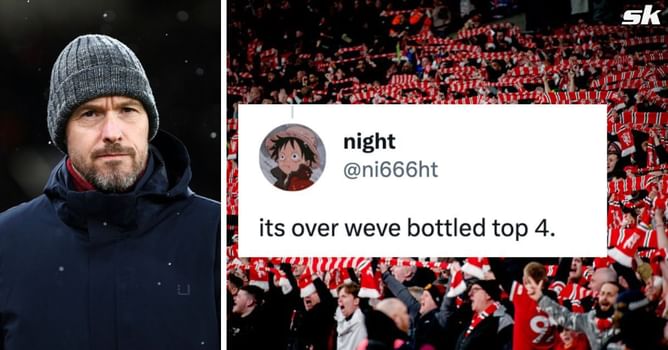 “Starting with 10 players” “We’ve bottled top 4” - Manchester United fans question whether attacker is holding Ten Hag to ransom as he starts against West Ham