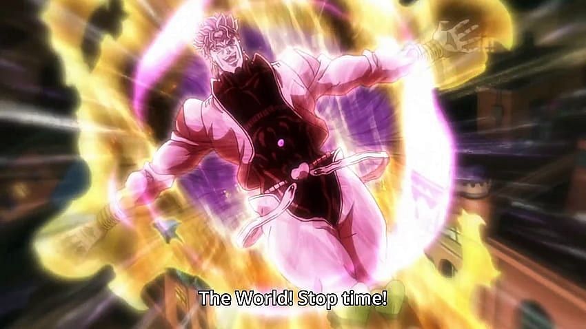 How many JoJo's Bizarre Adventure anime characters can stop time