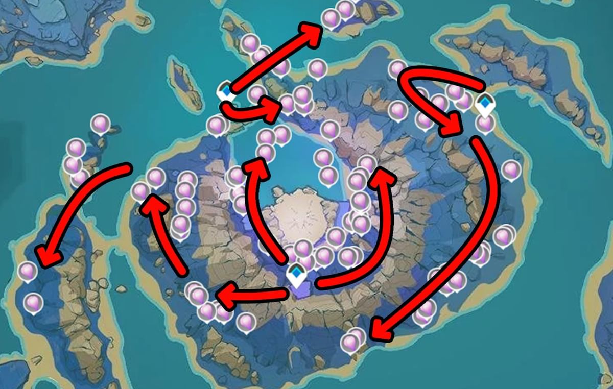 Amakumo Fruit locations in Genshin Impact Easiest farming routes